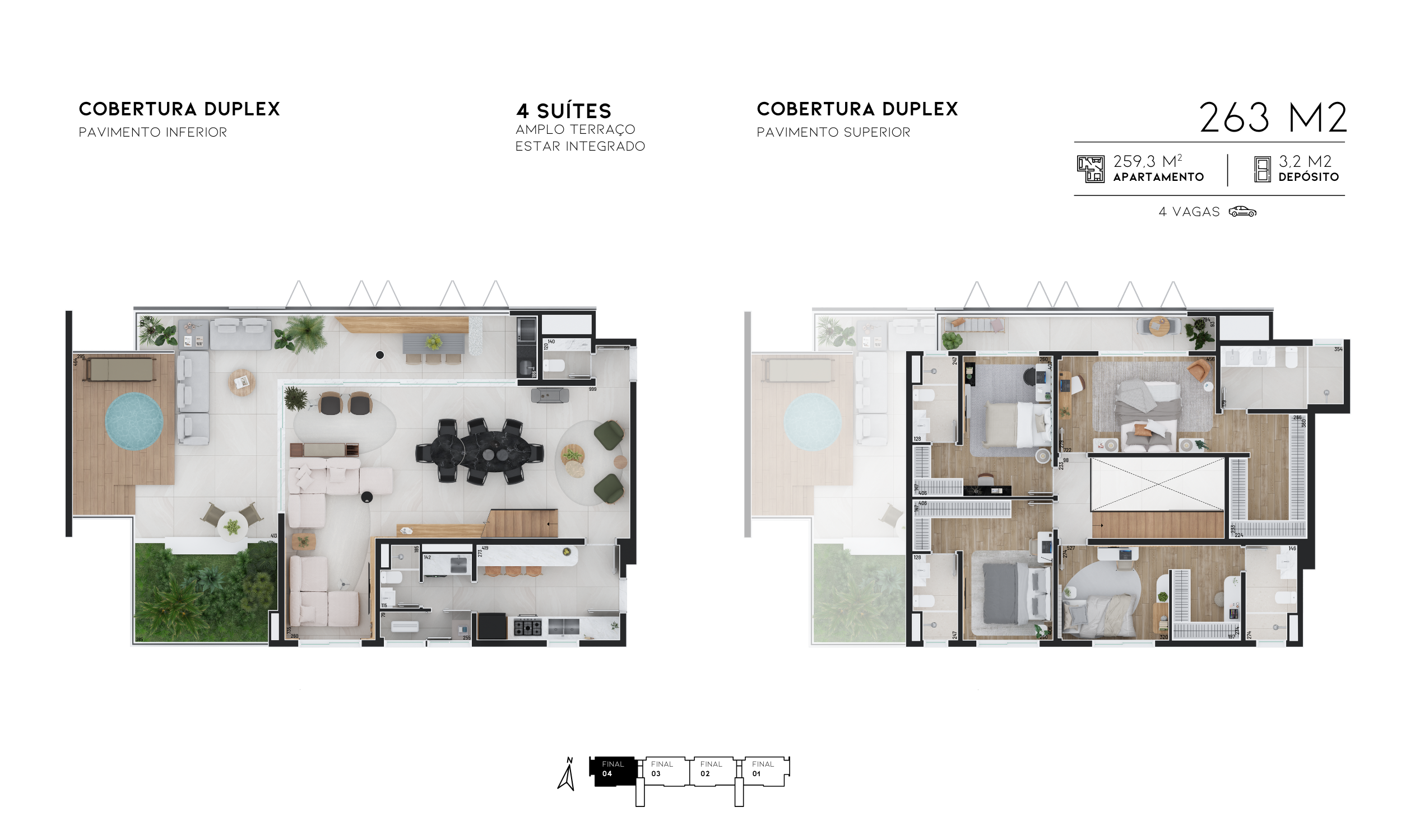 Cobertura Duplex